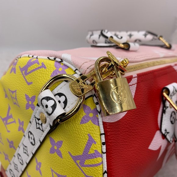 ❌SOLD❌ LOUIS VUITTON Monogram Giant red Speedy - Picture 14 of 16